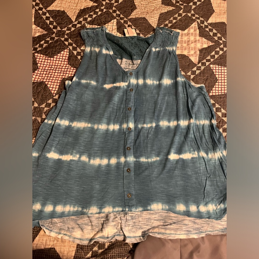 Tye dye tank top